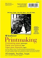 STRATHMORE PRINTMAKING PAPER PAD - 40 SHEETS