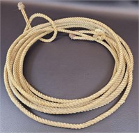 Vintage Cowboy Rope Lasso Approx 30ft Long