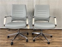 Styleworks Midback NIB Executive Chair Light Grey