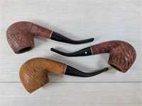 3 Vintage Dr. Grabow Pipes - Imported Briar