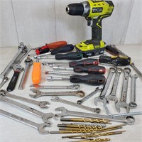 Ryobi 18v Cordless Drill - Husky Wrenches & More