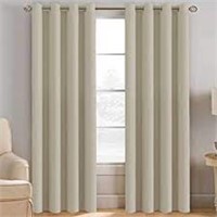 Extra WIde Thermal Insulated Curtains, Cream