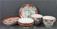 Japanese Handpainted Cups & Saucers