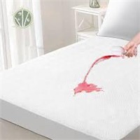 Lute Bamboo Cooling Mattress Protector Queen