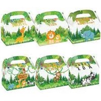 Kids Animal/Zoo Themed Party Boxes 12 Pcs
