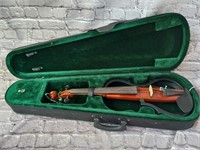 Electric Violin with Case and Instrument Cable