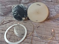 Grouping of Drums Heads, 1 Drum Ring
