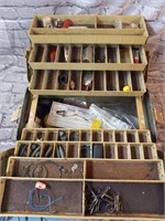 Tacklebox Full of Vintage Fishing Gear
