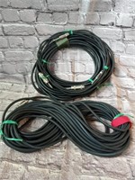 Lot of Long Instrument TRS Cables 16 Gauge