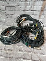 Group of 6 XLR Cables