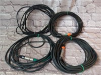 4 XLR Cables