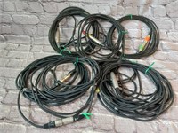 Group of 6 XLR Mic Cables