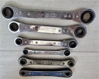 Vintage Craftsman 6 Piece Wrench Set Made in USA