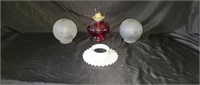 Antique Lamp Shades and Accessories