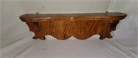 Early 1800s Tiger Maple Wall Shelf