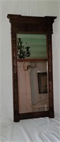 Antique Carved Mahogany Mirror