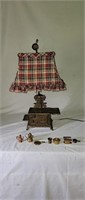 Vintage Royal Cast Iron Salesman Stove Lamp