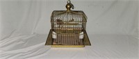 Vintage Hendryx Brass Bird Cage