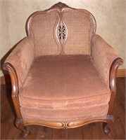 1880s Style Victorian Cane Back Sofa and Chairs