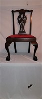 Victorian Mahogany Chippendale Style Side Chair