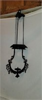 Victorian Cast Iron Counter Balance Lamp Frame