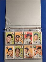 75-1954 TOPPS BASEBALL CARDS