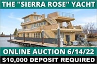 "Sierra Rose" Yacht online auction ending 6/14/2022