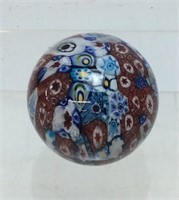 MURANO MILLEFIORI PAPERWEIGHT