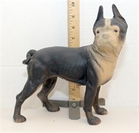 Cast iron bulldog door stop