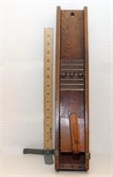 wooden mandolin-grater