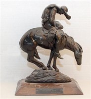 "End of The Trail" Bronze statue