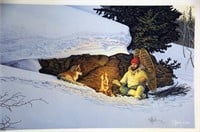 "Snowshoes" print, 779/4000-SLR Scott Kennedy-1989