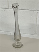Clear Swung Bud Vase