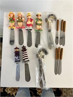Lot of cheese knives whimsical funny