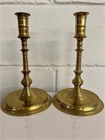 ASO Vintage brass candle stick holders