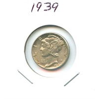 1939 Mercury Silver Dime