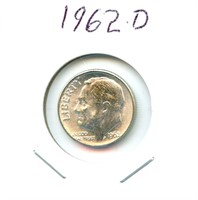 1962-D Roosevelt Silver Dime
