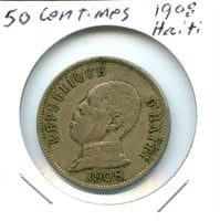 Haiti 50 Centimes - 1908