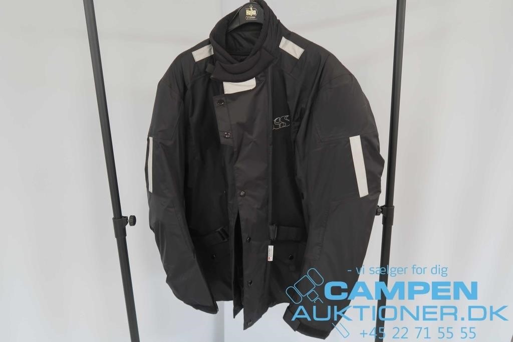 MC-jakke, IXS Jacket, sort - str. | Campen Auktioner A/S