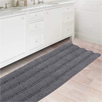 Ultra Soft Grey Floor Mat 4ft 8"x2ft 8"