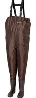 Field & Stream PVC Chest Waders, Size 11, Brown