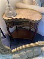 Pair. French Style Lamp Tables