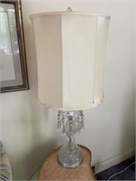 Pair. Crystal Table Lamps