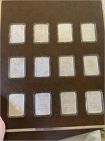 Set of (12) .999 Pure Silver Post Covers