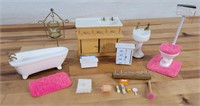 Grouping of Doll House Furniture & Accessories #3