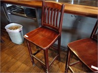 Wood Frame Bar Stool