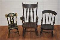Three Childs Chairs, Windsor & Others