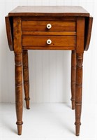 19th C Two Drawer Work Table