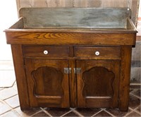 Early Dry Sink with Tin Lining