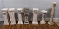 Plaster and Marble Pedestals (7)